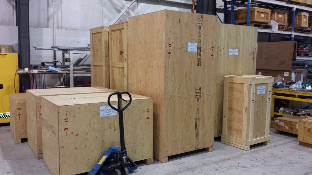 Cyclotron equipment ready to ship